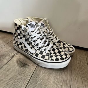 Vans Checkered Hi-Top Size 5 Shoes